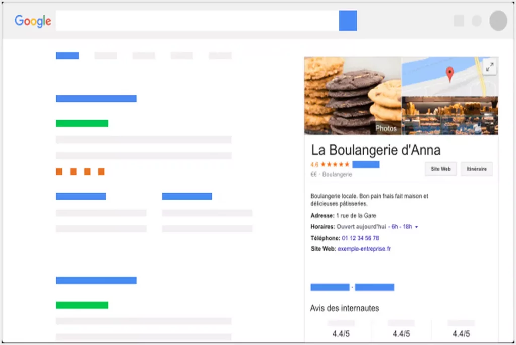Fiche Google my business